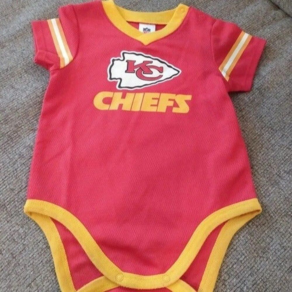 Kansas City Chiefs Jersey Bodysuit 18 M